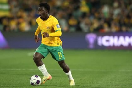 Irankunda in action for Australia