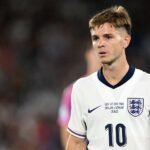 England's James McAtee during the U21 European Championship final against Germany