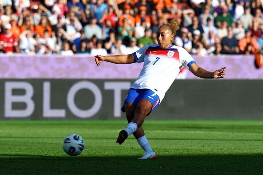 Lauren James in action