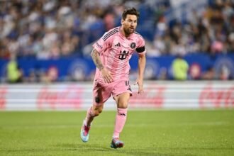 Lionel Messi against Montreal with Inter Miami