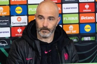 Chelsea head coach Enzo Maresca during a press conference