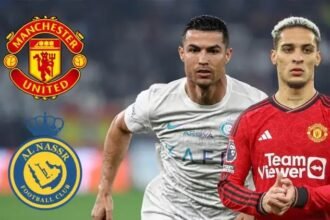 Man United Winger Anthony and Cristiano Ronaldo