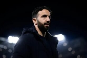 Man united head coach Ruben Amorim