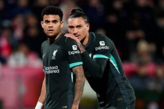 Liverpool duo Luis Diaz and Darwin Nunez