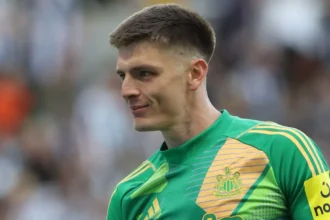 Manchester United are considering Nick Pope as a potential replacement for Andre Onana amid concerns over the Cameroonian’s inconsistent performances. With Pope’s contract expiring next year, the 33-year-old could provide experienced competition for the starting spot at Old Trafford.