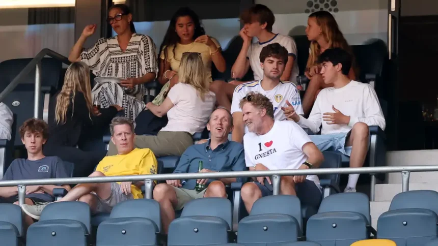 Will Ferrell Delights Fans with Heartfelt T-Shirt at Leeds vs Man Utd Friendly in Stockholm