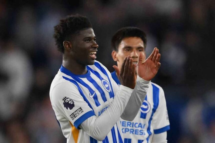 Brighton and Cameroon starlet Carlos Baleba