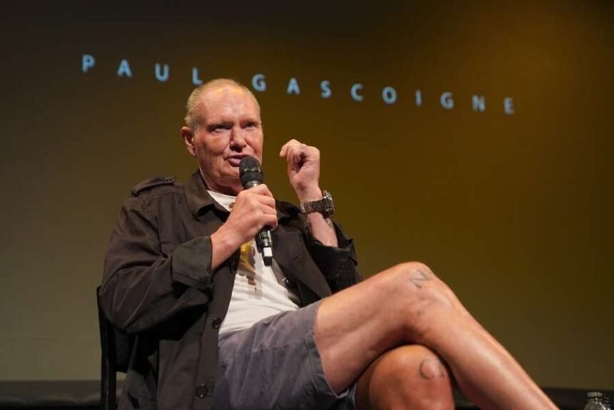 Gascoigne is recovering after collapsing at his home