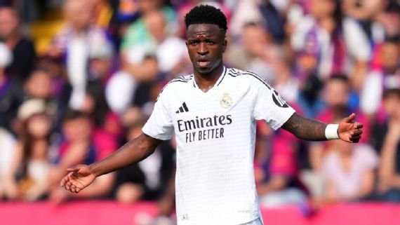 Vinicius Jr. in a match for Real Madrid