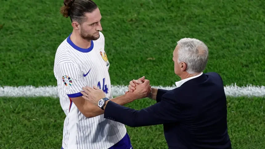 Deschamps backs Adrien Rabiot after Marseille exile sparks transfer uncertainty