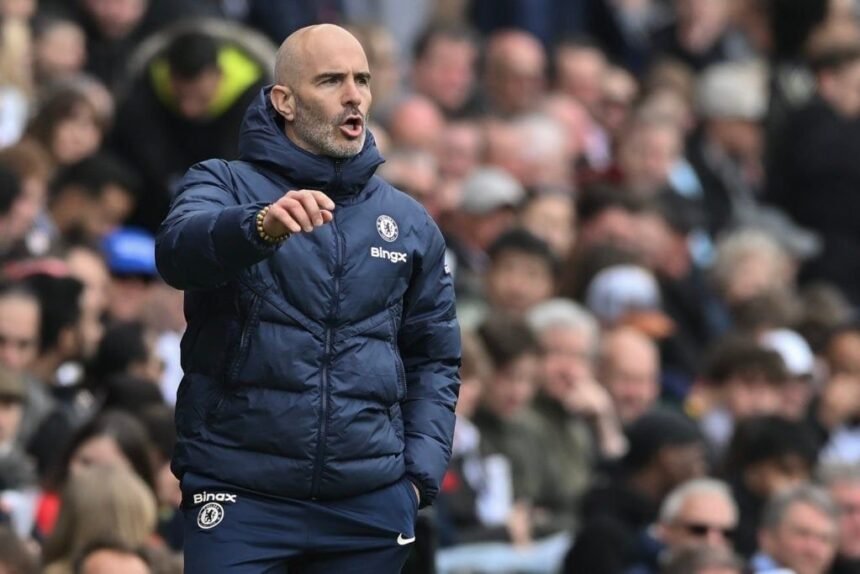 Chelsea manager Enzo Maresca