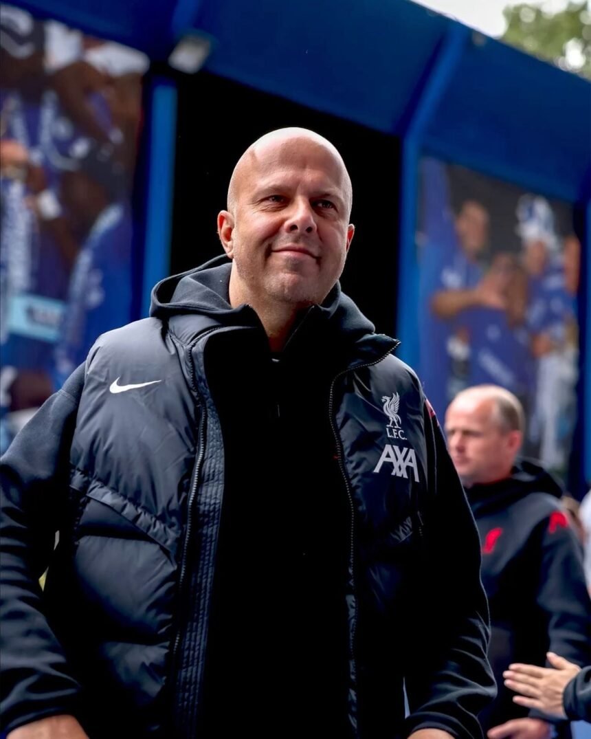 Liverpool head coach Arne Slot