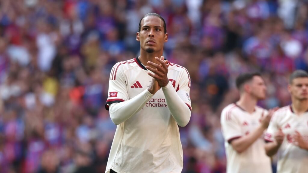 Virgil van Dijk had a tough afternoon.