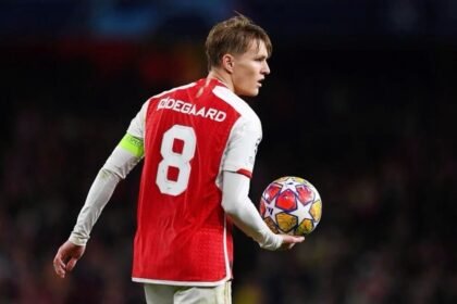 Arsenal midfielder Martin Odegaard