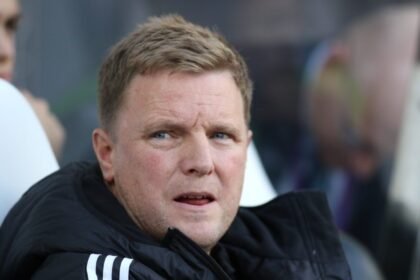 Newcastle boss Eddie Howe
