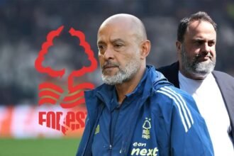 Nuno Espirito Santo and Evangelos Marinakis.