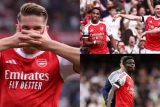Injury Crisis at Arsenal: Martin Ødegaard and Bukayo Saka Withdrawn in Leeds Clash as New Signing Eberechi Eze Watches On