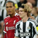 Virgil van Dijk Reveals What He Told Anthony Gordon After Red Card Tackle