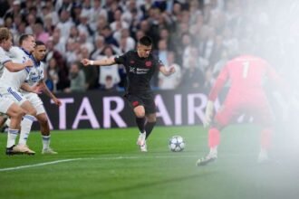 Claudio Echeverri played a key part in Leverkusen's equaliser