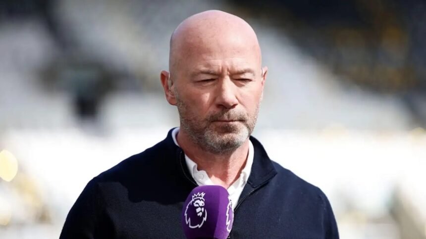 Alan Shearer in his role as a pundit.