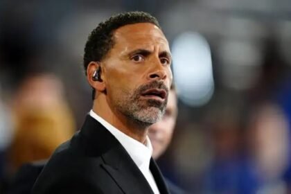 Rio Ferdinand during his role as a pundit.