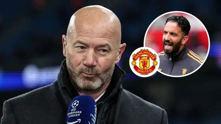 Alan Shearer has been speaking about Ruben Amorim's future at Man Utd.