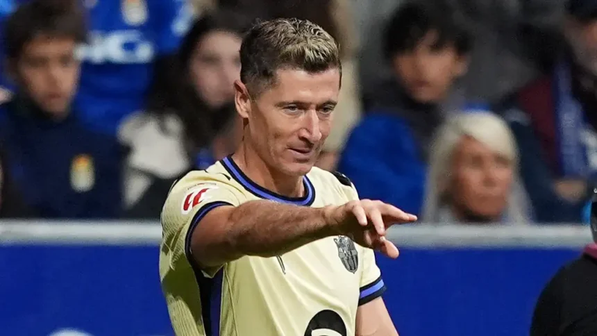 Lewandowski Bails Out Barcelona: Veteran Striker Inspires Comeback Win Over Real Oviedo