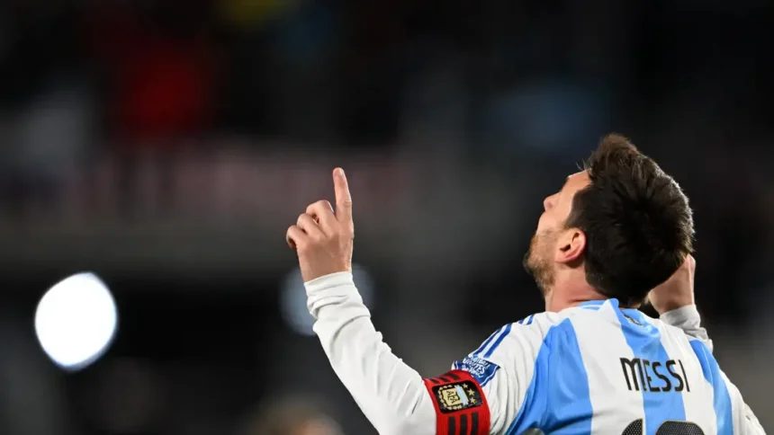 Argentina 3-0 Venezuela: Lionel Messi scores brace in emotional home send-off