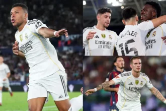 Real Madrid player ratings vs Levante: Kylian Mbappe brace and Vinicius Jr’s trivela stunner keep Los Blancos perfect in La Liga