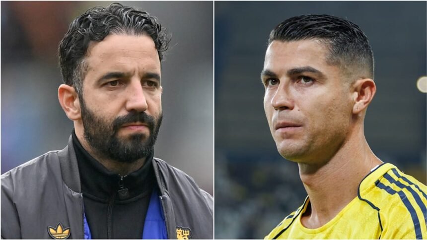 Ruben Amorim (left) and Cristiano Ronaldo could both be replaced.