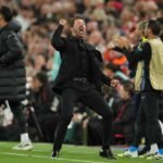 Atletico Madrid's Diego Simeone on the touchline