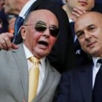 Daniel Levy alongside Joe Lewis.