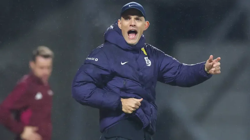 England fans hit back at Thomas Tuchel with cheeky chants after manager slams Wembley crowd