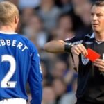 Mark Clattenburg and Tony Hibbert