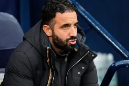 Ruben Amorim before a Premier League match.