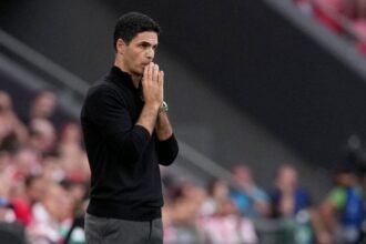Arsenal head coach Mikel Arteta.