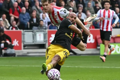 Premier League faces backlash as Man Utd fans slam ‘misinformation’ over Nathan Collins red card controversy