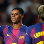 Marcus Rashford shines as Barcelona destroy Olympiacos in Champions League masterclass