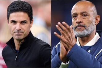 Mikel Arteta goes head-to-head with Nuno Espírito Santo