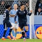 Mounsef Bakrar celebrates his late equaliser