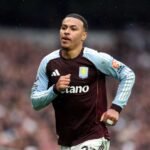 Rogers celebrates scoring against Tottenham