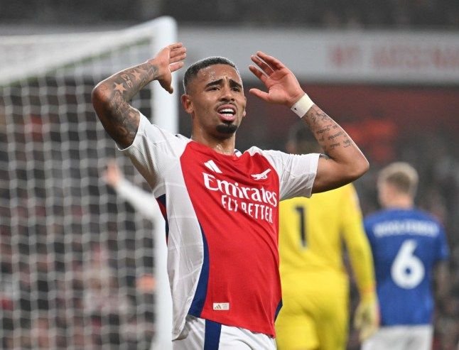 Arsenal player Gabriel Jesus