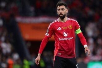 Man United Captain Bruno Fernandes