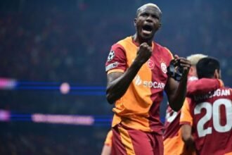 Victor Osimhen scored the winner for Galatasaray vs. Liverpool in the UEFA Champions League.